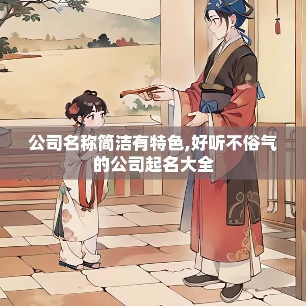 公司名称简洁有特色,好听不俗气的公司起名大全