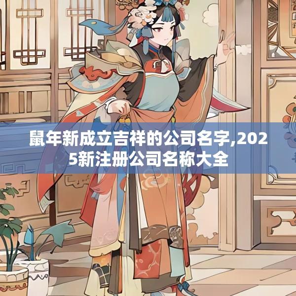 鼠年新成立吉祥的公司名字,2025新注册公司名称大全