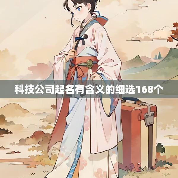科技公司起名有含义的细选168个