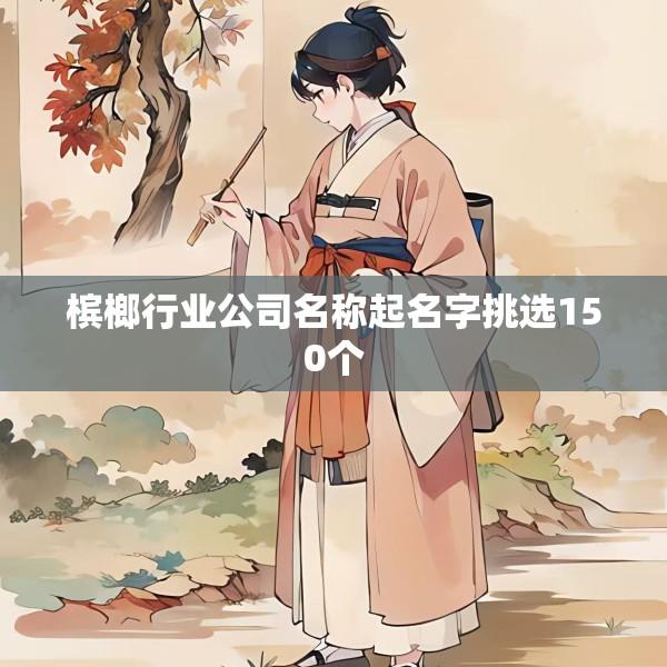槟榔行业公司名称起名字挑选150个