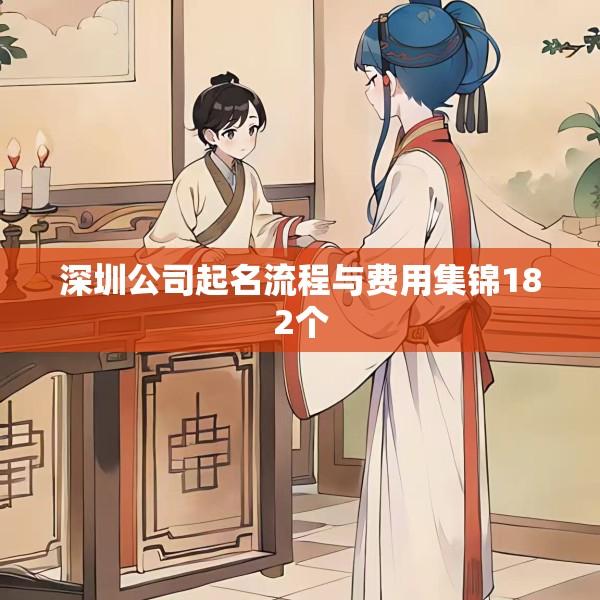 深圳公司起名流程与费用集锦182个