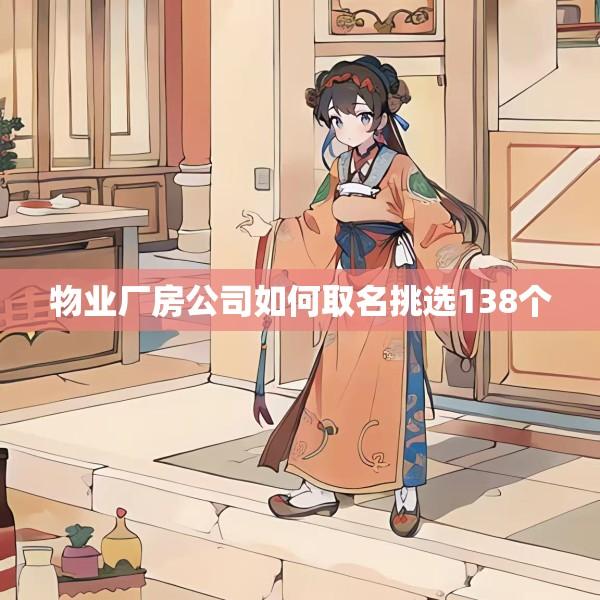 物业厂房公司如何取名挑选138个