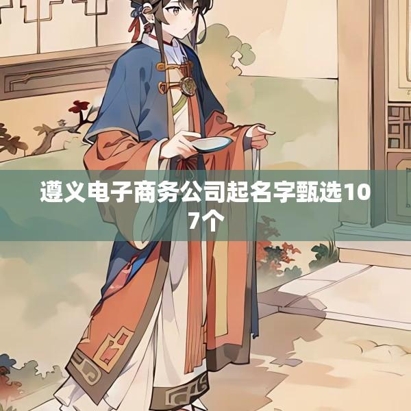 遵义电子商务公司起名字甄选107个