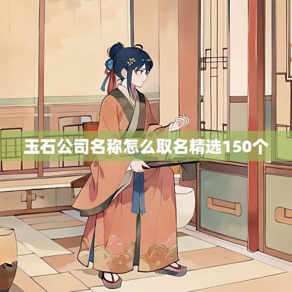 玉石公司名称怎么取名精选150个