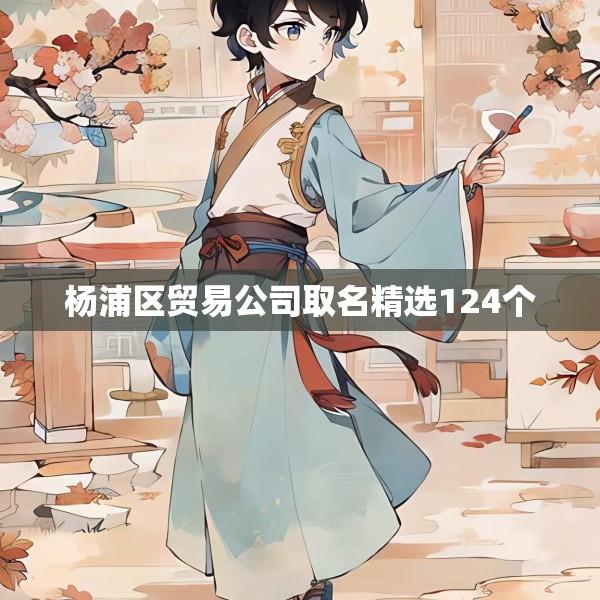 杨浦区贸易公司取名精选124个