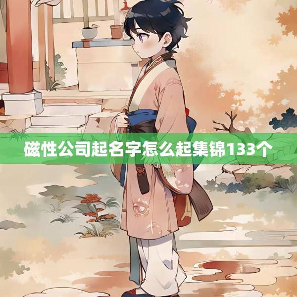 磁性公司起名字怎么起集锦133个