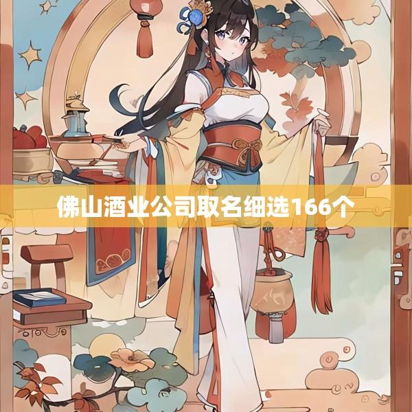 佛山酒业公司取名细选166个