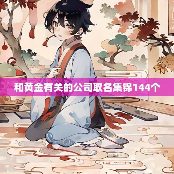 和黄金有关的公司取名集锦144个