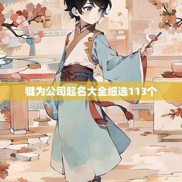 犍为公司起名大全细选113个