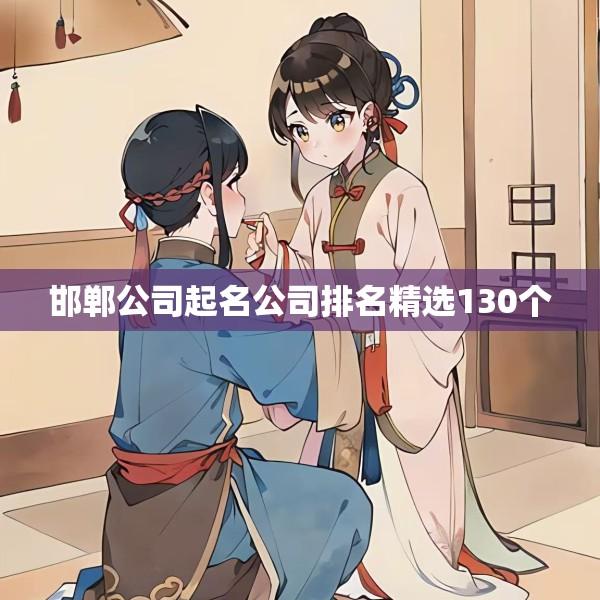邯郸公司起名公司排名精选130个