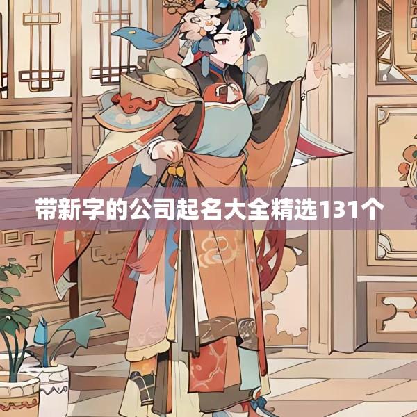 带新字的公司起名大全精选131个
