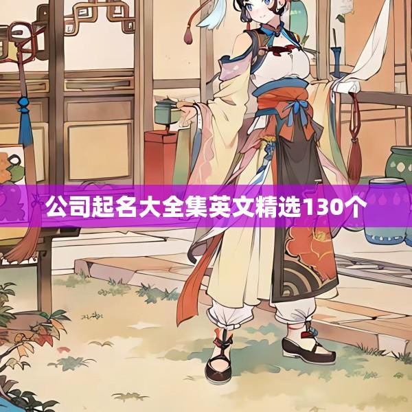 公司起名大全集英文精选130个