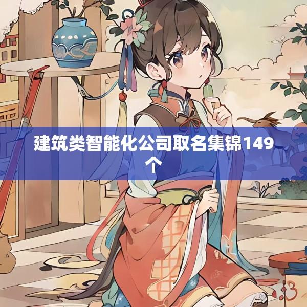 建筑类智能化公司取名集锦149个