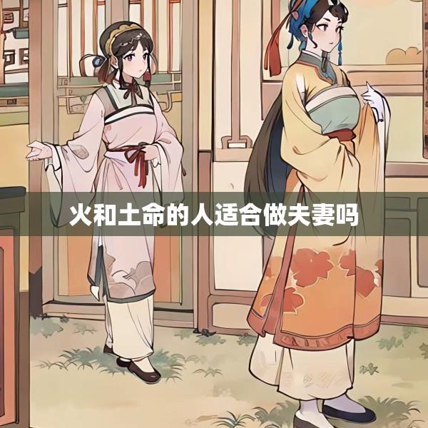 火和土命的人适合做夫妻吗