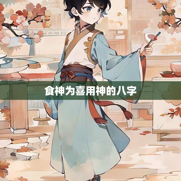 食神为喜用神的八字