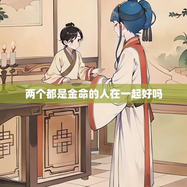 两个都是金命的人在一起好吗