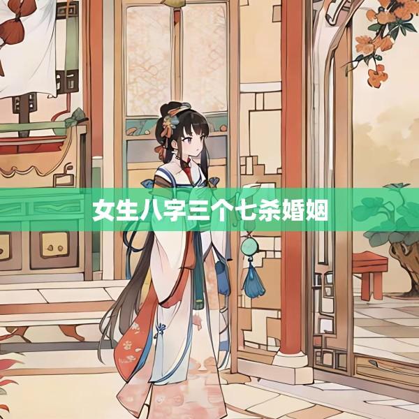 女生八字三个七杀婚姻