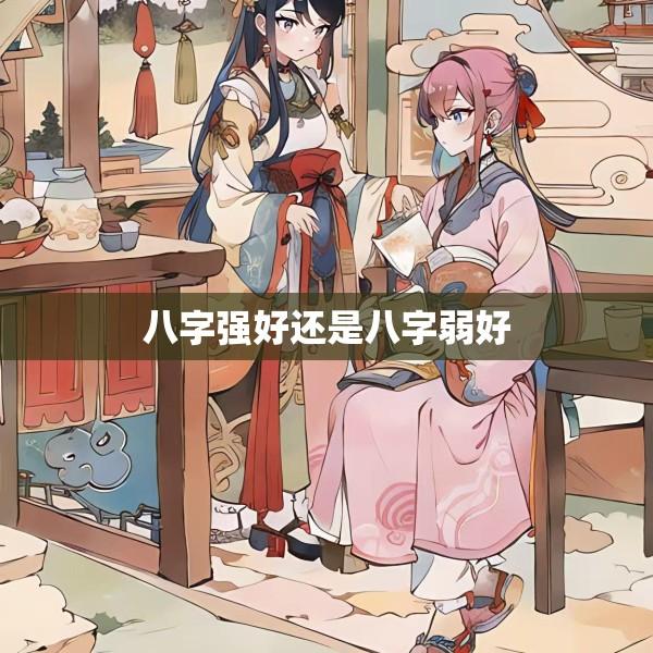 八字强好还是八字弱好