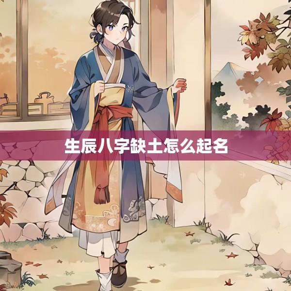 生辰八字缺土怎么起名
