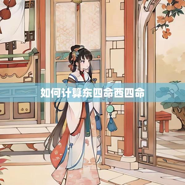 如何计算东四命西四命