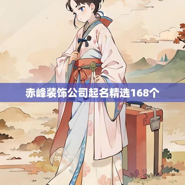 赤峰装饰公司起名精选168个