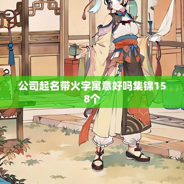 公司起名带火字寓意好吗集锦158个