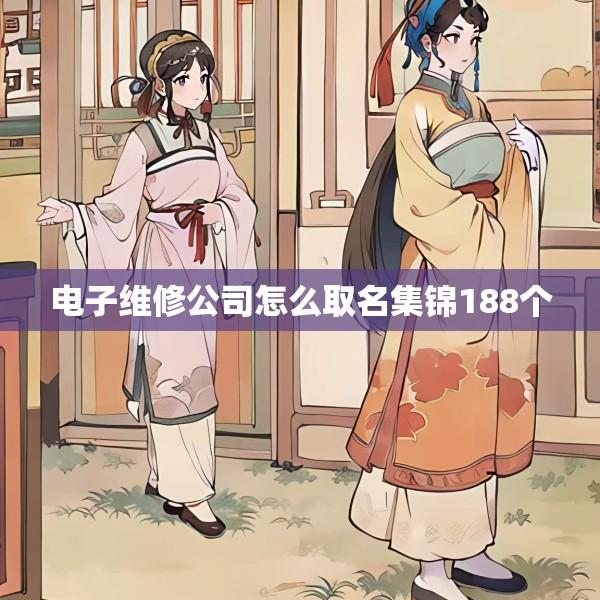 电子维修公司怎么取名集锦188个