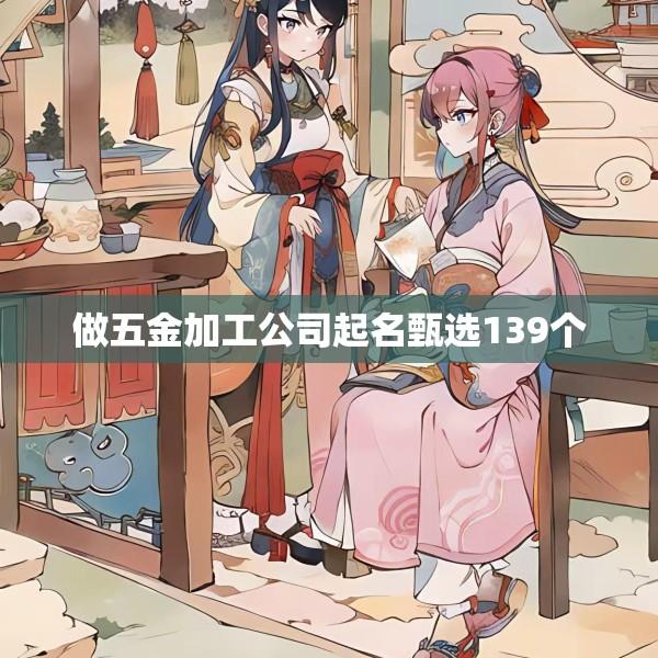 做五金加工公司起名甄选139个