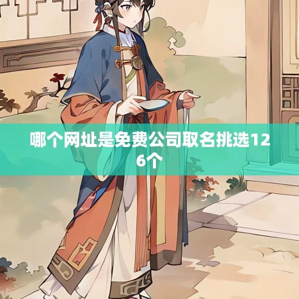 哪个网址是免费公司取名挑选126个