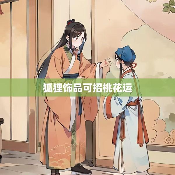 狐狸饰品可招桃花运