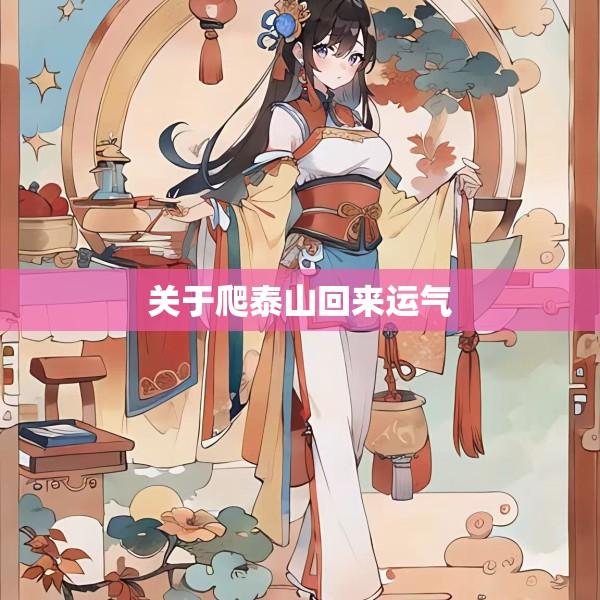 关于爬泰山回来运气