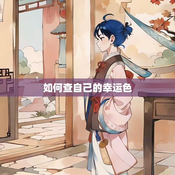 如何查自己的幸运色