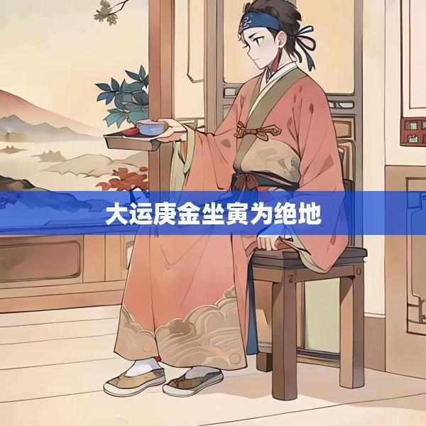 大运庚金坐寅为绝地