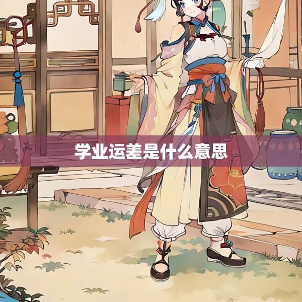 学业运差是什么意思