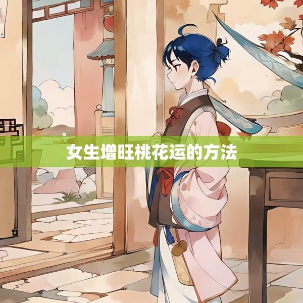 女生增旺桃花运的方法