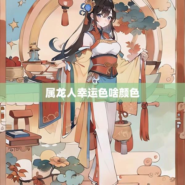属龙人幸运色啥颜色