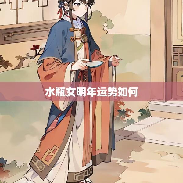 水瓶女明年运势如何