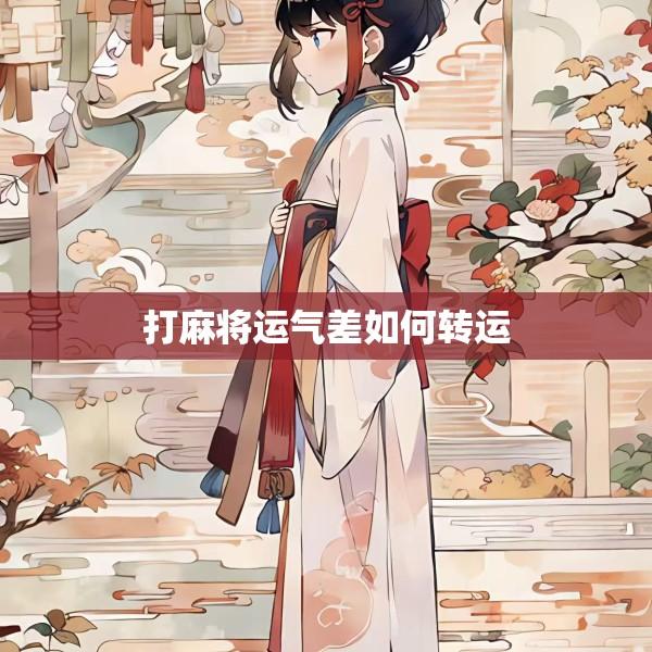 打麻将运气差如何转运