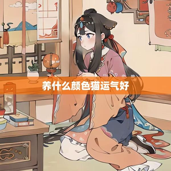 养什么颜色猫运气好