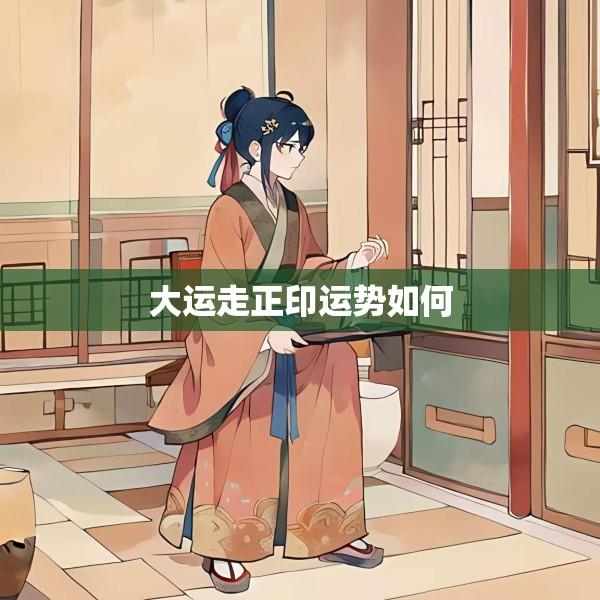 大运走正印运势如何