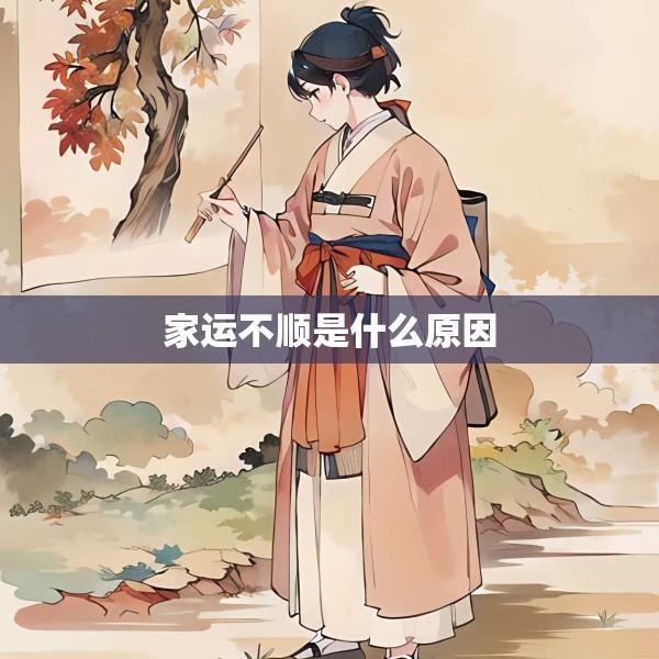 家运不顺是什么原因