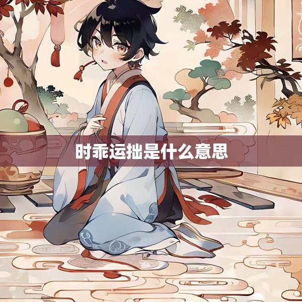 时乖运拙是什么意思