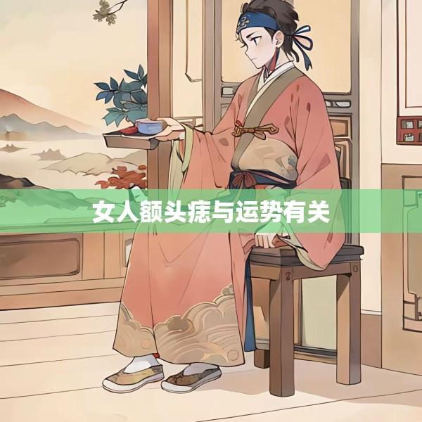女人额头痣与运势有关