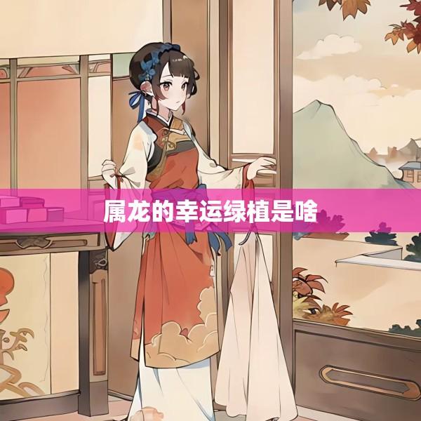 属龙的幸运绿植是啥