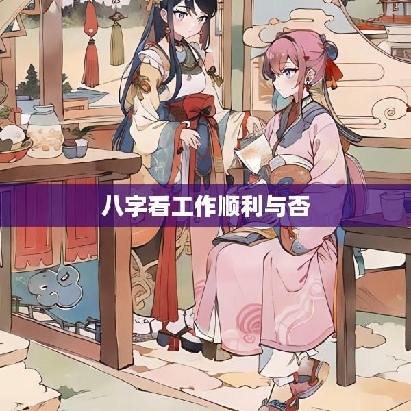 八字看工作顺利与否