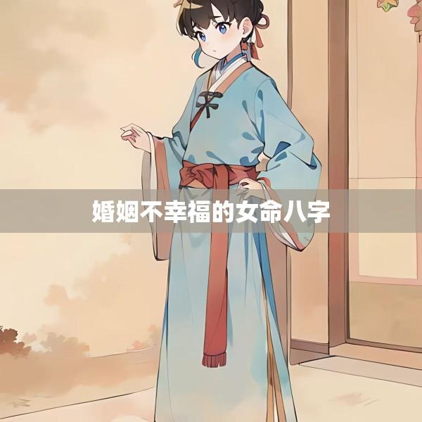 婚姻不幸福的女命八字