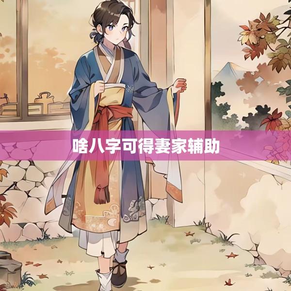 啥八字可得妻家辅助