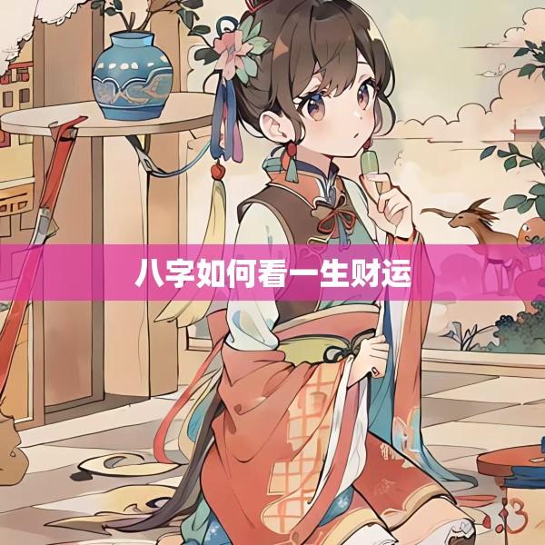 八字如何看一生财运