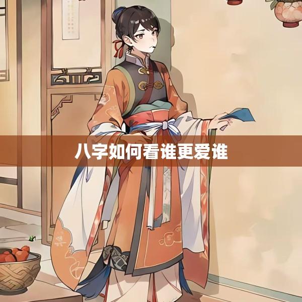 八字如何看谁更爱谁