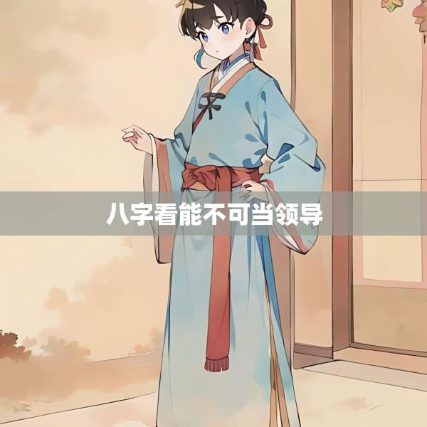 八字看能不可当领导